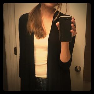 Basic Black Cardigan Jacket